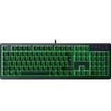 Razer Ornata V3 X clavier USB QWERTZ Allemand Noir, clavier gaming Noir, Layout DE, Membrane, Taille réelle (100 %), USB, Clavier à membrane, QWERTZ, LED RGB, Noir