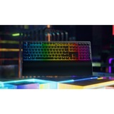 Razer Ornata V3 X clavier USB QWERTZ Allemand Noir, clavier gaming Noir, Layout DE, Membrane, Taille réelle (100 %), USB, Clavier à membrane, QWERTZ, LED RGB, Noir