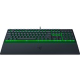 Razer Ornata V3 X clavier USB QWERTZ Allemand Noir, clavier gaming Noir, Layout DE, Membrane, Taille réelle (100 %), USB, Clavier à membrane, QWERTZ, LED RGB, Noir