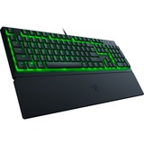 Razer Ornata V3 X clavier USB QWERTZ Allemand Noir, clavier gaming Noir, Layout DE, Membrane, Taille réelle (100 %), USB, Clavier à membrane, QWERTZ, LED RGB, Noir