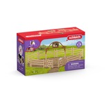 Schleich HORSE CLUB Manège avec portail, Figurine 5 an(s), Beige, Marron