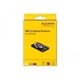 DeLOCK 42006, Boîtier disque dur Noir