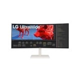 LG  37.5" Moniteur UltraWide incurvé  Blanc