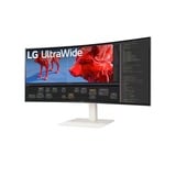 LG  37.5" Moniteur UltraWide incurvé  Blanc