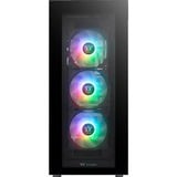 Thermaltake  Divider 500 TG ARGB boîtier midi tower Noir | 2x USB-A | 1x USB-C | RGB | Verre Trempé