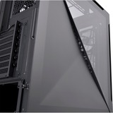 Thermaltake  Divider 500 TG ARGB boîtier midi tower Noir | 2x USB-A | 1x USB-C | RGB | Verre Trempé