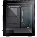 Thermaltake  Divider 500 TG ARGB boîtier midi tower Noir | 2x USB-A | 1x USB-C | RGB | Verre Trempé