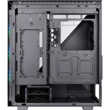 Thermaltake  Divider 500 TG ARGB boîtier midi tower Noir | 2x USB-A | 1x USB-C | RGB | Verre Trempé