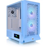 Thermaltake  boîtier midi tower Bleu clair | 2x USB-A | 1x USB-C | RGB | Verre Trempé