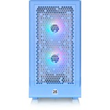 Thermaltake  boîtier midi tower Bleu clair | 2x USB-A | 1x USB-C | RGB | Verre Trempé