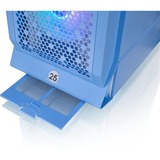 Thermaltake  boîtier midi tower Bleu clair | 2x USB-A | 1x USB-C | RGB | Verre Trempé