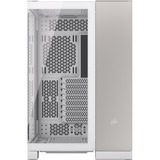 Corsair  boîtier midi tower Blanc/en aluminium | 4x USB-A | 1x USB-C | Window