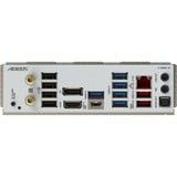 GIGABYTE B650M A ELITE AX ICE, Socket AM5 carte mère Argent, RAID, 2.5 Gb-LAN, WLAN, BT, Sound, µATX