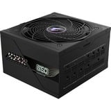 GIGABYTE GP-AE850PM PG5, 850 Watt alimentation  Noir, 6x PCIe, 1x 12VHPWR, Gestion des câbles