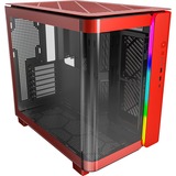 Montech  boîtier midi tower Rouge | 2x USB-A | 1x USB-C | RGB | Window