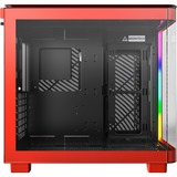 Montech  boîtier midi tower Rouge | 2x USB-A | 1x USB-C | RGB | Window