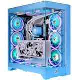 Thermaltake  boîtier midi tower Bleu clair | 2x USB-A | 1x USB-C | Window