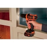 BLACK+DECKER BDODD12KA-DE, Perceuse/visseuse Noir/Orange