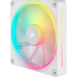 Corsair iCUE LINK LX140 RGB, Ventilateur de boîtier Blanc, Connecteur de ventilateur PWM à 4 broches