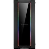 Sharkoon ELITE SHARK CA200G boîtier big tower Noir | 4x USB-A | RGB | Verre Trempé