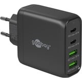 goobay USB-C PD Multiport Quick Charger (68 W), Chargeur Noir