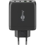 goobay USB-C PD Multiport Quick Charger (68 W), Chargeur Noir