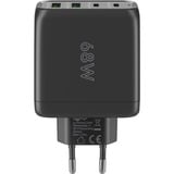 goobay USB-C PD Multiport Quick Charger (68 W), Chargeur Noir