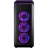 Chieftec  boîtier midi tower Noir | 2x USB-A | 1x USB-C | RGB | Verre Trempé