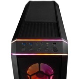 Chieftec  boîtier midi tower Noir | 2x USB-A | 1x USB-C | RGB | Verre Trempé