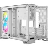 Corsair iCUE LINK 2500X RGB mini tower, boîtier pc Blanc | 2x USB-A | 1x USB-C | RGB | Window