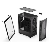 ENDORFY  boîtier midi tower Noir | 2x USB-A | Window