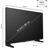 JVC  32" TV LED Noir