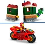 LEGO Marvel - Iron Man avec une moto et Hulk, Jouets de construction 76287