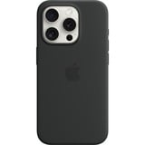 Apple Coque en silicone avec MagSafe pour iPhone 15 Pro, Housse smartphone Noir