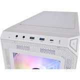 Thermaltake View 300 MX boîtier midi tower Blanc | 2x USB-A | 1x USB-C | RGB | Verre Trempé