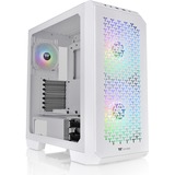 Thermaltake View 300 MX boîtier midi tower Blanc | 2x USB-A | 1x USB-C | RGB | Verre Trempé