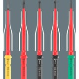 Wera VDE 17 RA Imperial 1, 05006619001, Tournevis Rouge/Jaune