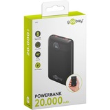 goobay 65869, Batterie portable Noir