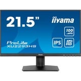 iiyama ProLite XU2293HS-B6 21.5" Moniteur  Noir (Mat), HDMI, DisplayPort, Audio