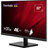 ViewSonic  31.5" 4K UHD Moniteur  Noir (Mat)