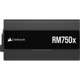 Corsair RM750x (2024), 750 Watt alimentation  Noir, 1x 12VHPWR, 3x PCIe, gestion des câbles