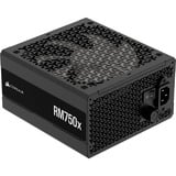 Corsair RM750x (2024), 750 Watt alimentation  Noir, 1x 12VHPWR, 3x PCIe, gestion des câbles