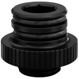 EKWB EK-Quantum Torque Push-In Adapter M 7 - Black, Connexion Noir