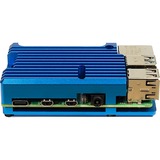 Inter-Tech 88887360 accessoire pour carte de développent Emplacement Bleu, boîtier Bleu | Emplacement | Raspberry Pi | Raspberry Pi | Bleu | Aluminium | 86 mm