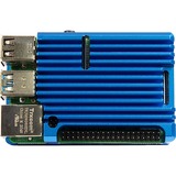 Inter-Tech 88887360 accessoire pour carte de développent Emplacement Bleu, boîtier Bleu | Emplacement | Raspberry Pi | Raspberry Pi | Bleu | Aluminium | 86 mm