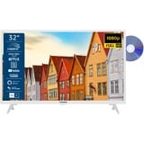 Telefunken  32" TV LED Blanc