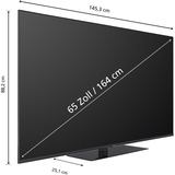 JVC  65" Ultra HD TV QLED Noir