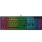 Razer Ornata V3 clavier USB QWERTZ Allemand Noir, clavier gaming Noir, Layout DE, Razer Hybrid-Mecha-Membran, Taille réelle (100 %), USB, Clavier à membrane, QWERTZ, LED RGB, Noir