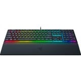 Razer Ornata V3 clavier USB QWERTZ Allemand Noir, clavier gaming Noir, Layout DE, Razer Hybrid-Mecha-Membran, Taille réelle (100 %), USB, Clavier à membrane, QWERTZ, LED RGB, Noir