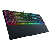 Razer Ornata V3 clavier USB QWERTZ Allemand Noir, clavier gaming Noir, Layout DE, Razer Hybrid-Mecha-Membran, Taille réelle (100 %), USB, Clavier à membrane, QWERTZ, LED RGB, Noir